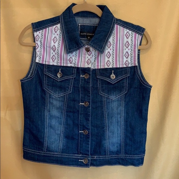 jeans west vest